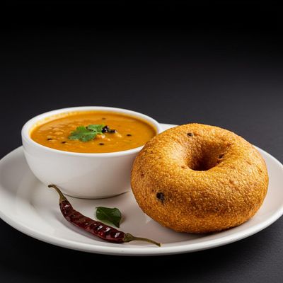 Single Vada + Sambar