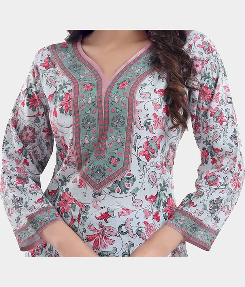 Meher Impex Women's Crepe Tunic ( Multi Color ) view 2