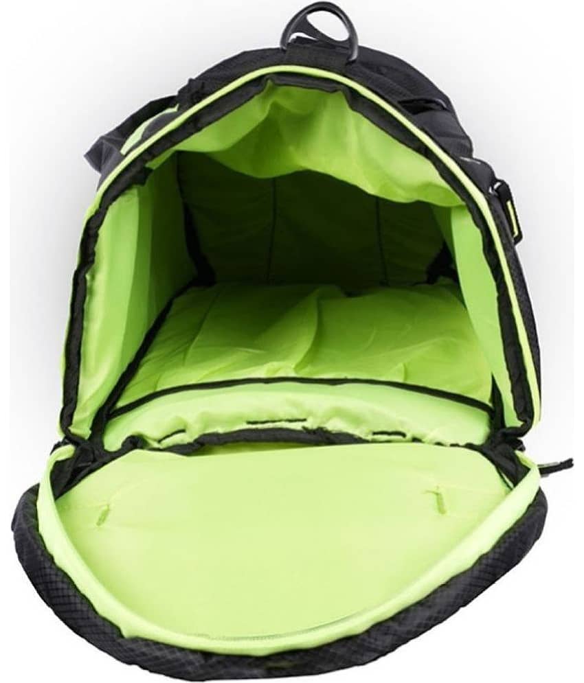 krishiv 40 Ltrs Black Polyester Duffle Cum Backpack view 2