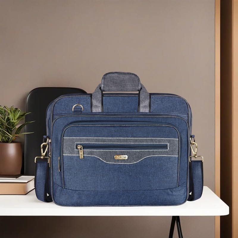 LOREM 28L Messenger Bag For Men - Faux Leather view 2