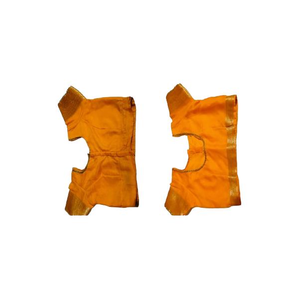 Orange Plain Blouse(Size-30)