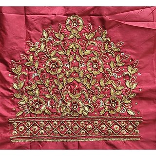 OMSAIFAB Cotton Silk Self Design Blouse Material view 2