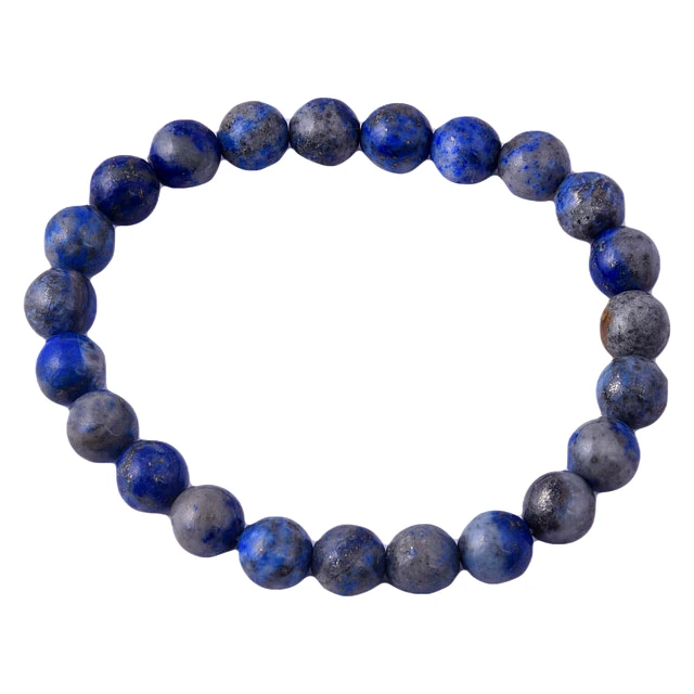 Lapis Lazuli Bracelet Healing and Vastu, Meditation, Protection Stylish Bracelet for Girls/Boys/Women(KI_148) by Krishna Impex view 2