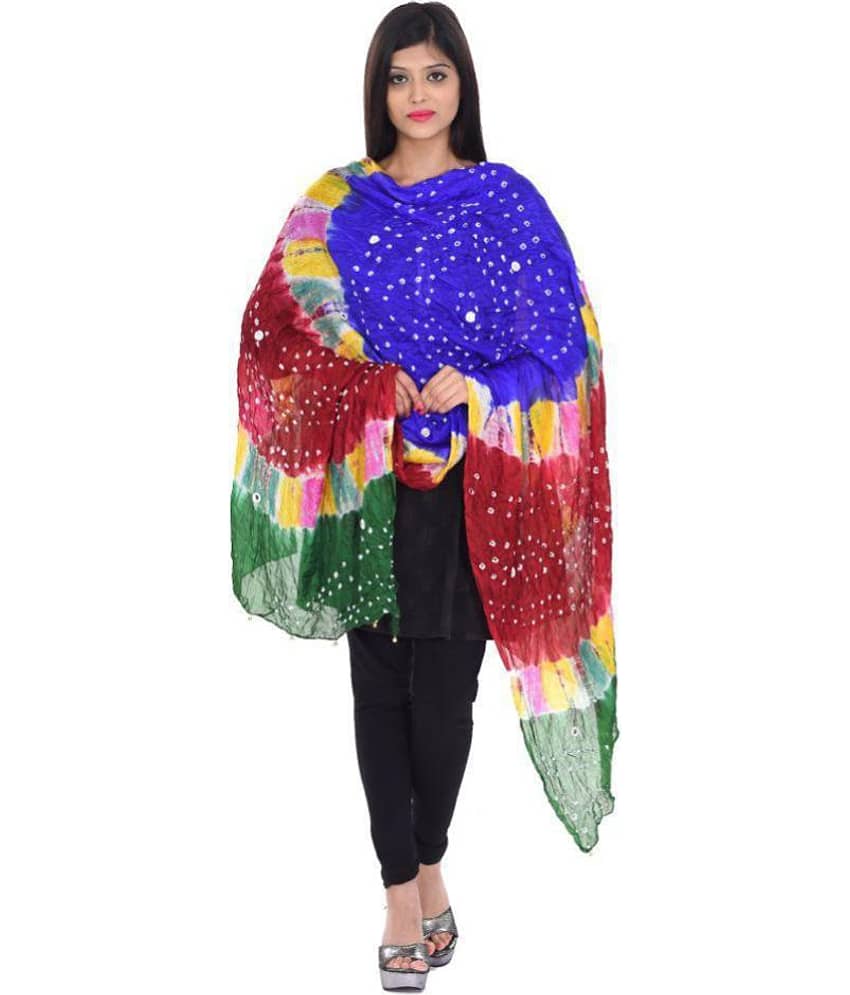 Apratim Multicoloured Art Silk Dupatta view 2