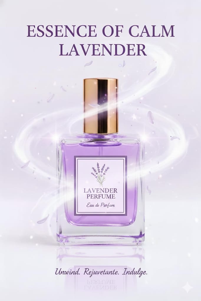LinBerlin Lavine Perfume, Unisex, Liquid, 50ML, Lavender Scent, Oud Attar Based, Gift Pack view 2