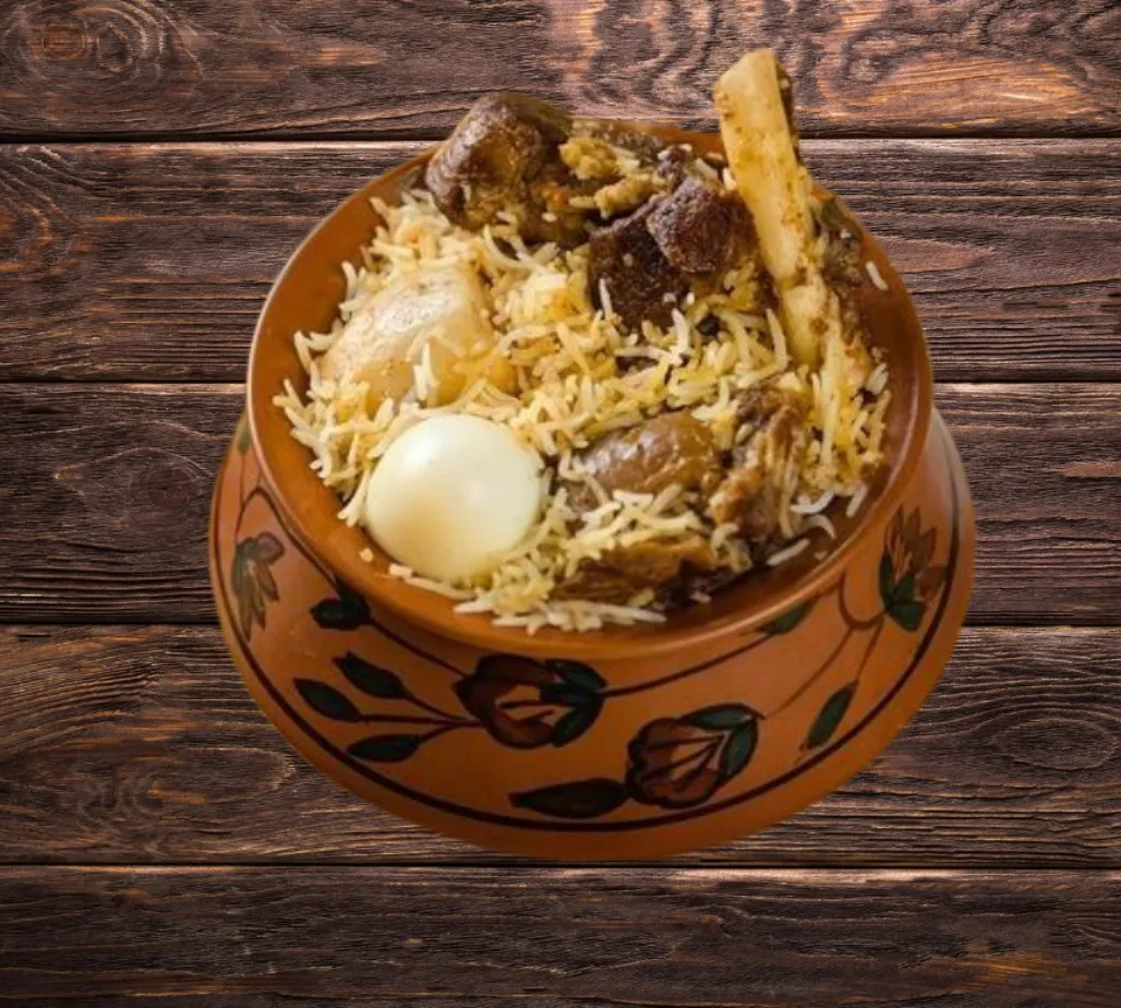 Kolkata Style Handi Mutton Biryani [1 Pieces, 1000Ml]