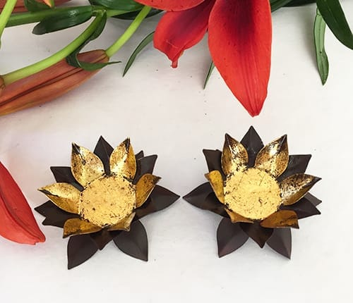 Mini Lotus Candle Holder view 2