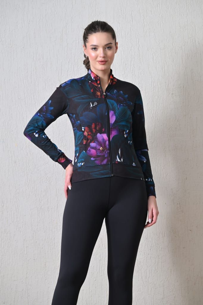 Body Smith Women Solid Full Sleeves Mesh Zipper view 2