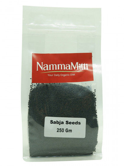 NammaMitti Sabja Or Basil Seeds, 250 gm
