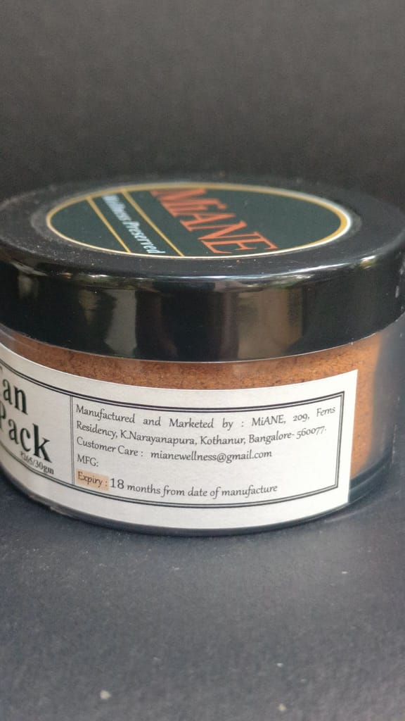 Detan Face pack view 2