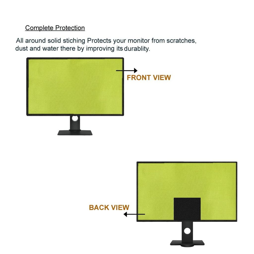 PalaP Super Premium Dust Proof Monitor Cover for Samsung 24 inches Monitor (Green) view 2
