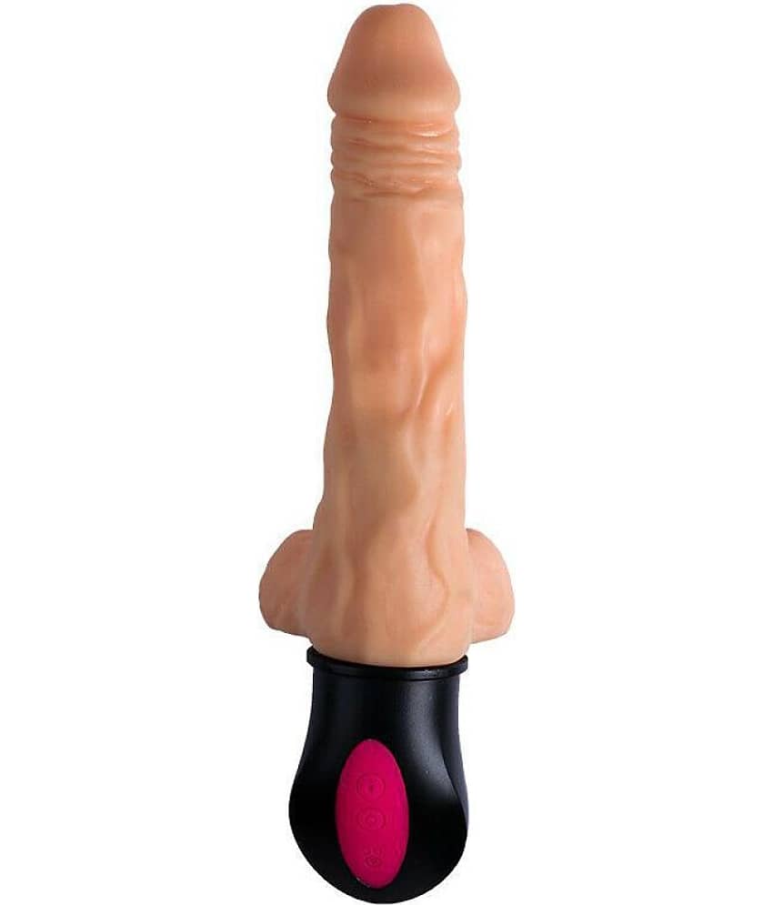 12 Modes USB Vibrating Dildo Realistic Veined G Spot Clitoris Vibrator With Manforce condom view 2
