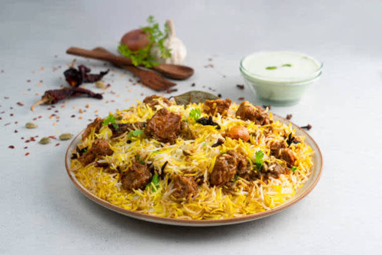 Mutton Biryani 750 Ml Container)