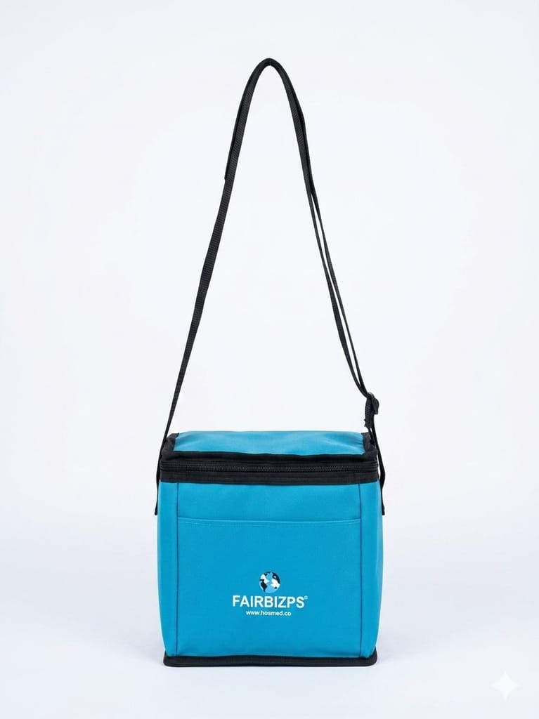 6 Can Insulated Cooler Bag with 2 Ice Gel Packs – Keeps Drinks Cold Up to 10 Hours | Compact Beverage Carrier for Travel, Picnic, Camping & Beach view 2