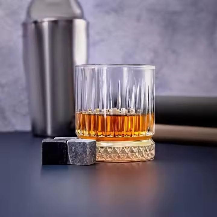 Whiskey Brandy Glasses | 310 ML | Premium Stylish Wine Glass | Old Fashion Rocks Tumblers | Cocktail Scotch and Rum | view 2