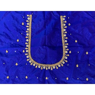 RR FABRIC Cotton Silk Self Design Blouse Material view 2