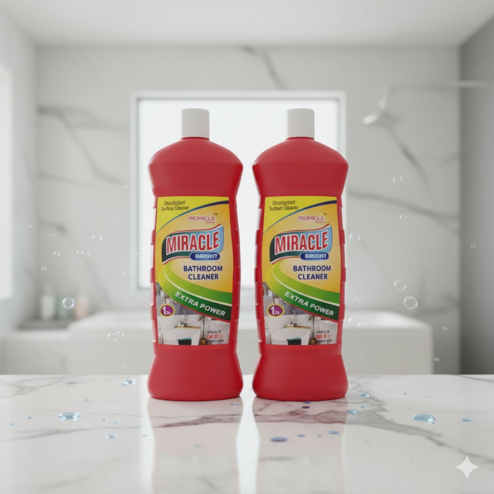 Miracle Bright | BATHROOM CLEANER | 1L | pack of 2 view 2