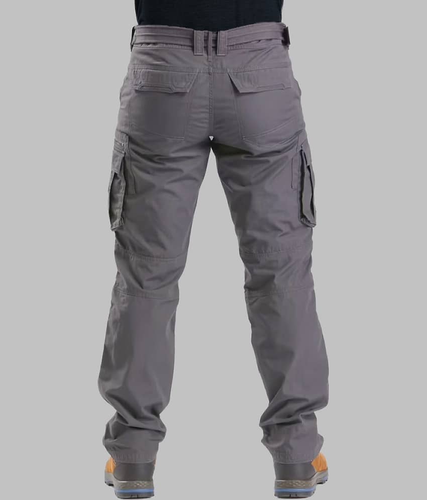 Reoutlook Regular Flat Men's Cargos - Black ( Pack of 1 ) view 2