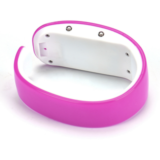 Brandedking colorful Bangle Digital LED watch Purple view 2