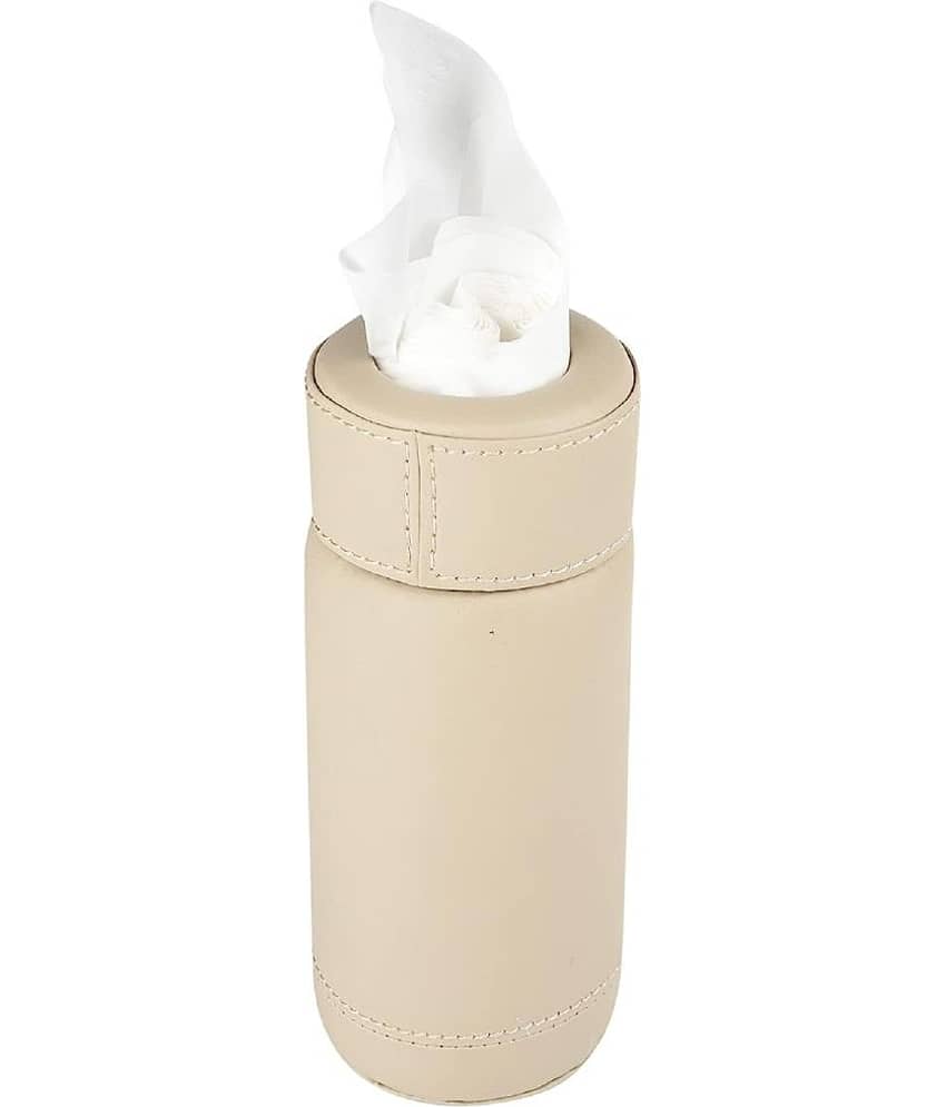 SIAGO Car Tissue Dispenser Leather Beige view 2