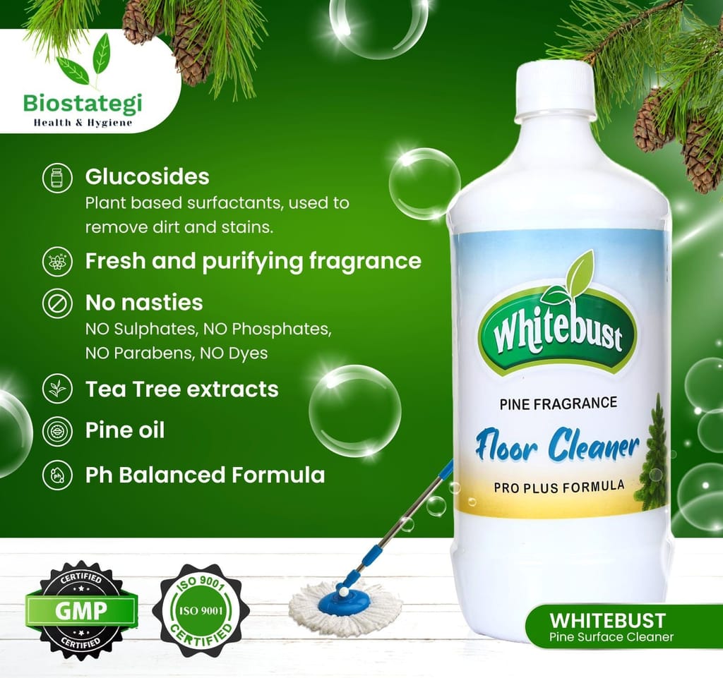 Whitebust Floor Cleaner Phenyl 1ltr (Pack of 4) view 2