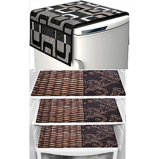 REVEXO Refrigerator Cover (Width: 20 cm, Multicolor) view 2
