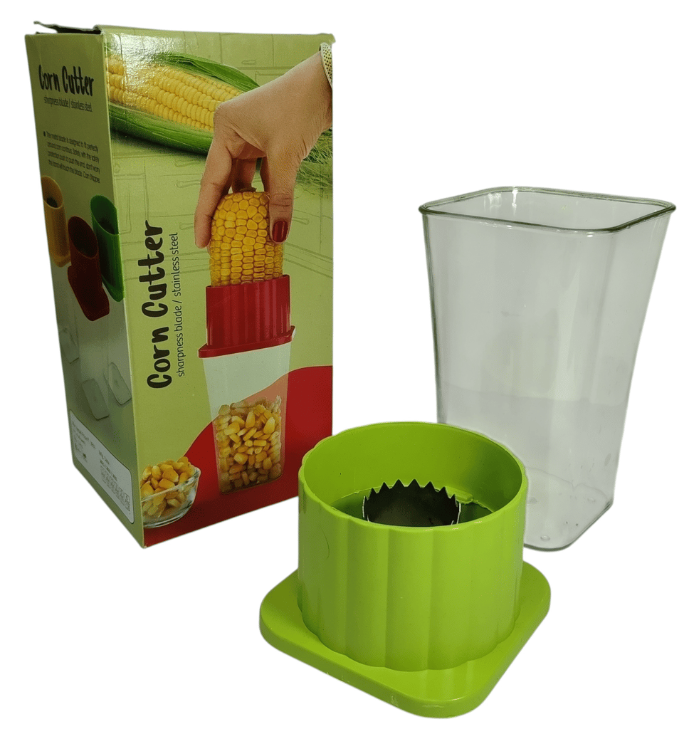 Corn Cutter with Container, Stainless Steel Blade view 2