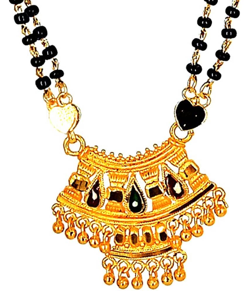 JIPPA - Golden Mangalsutra ( Pack of 1 ) view 2