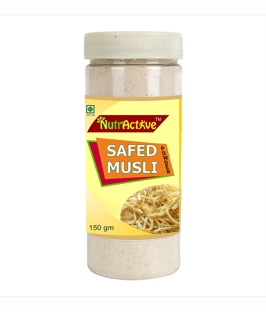 NutrActive safed mulsi powder 450 gm Natural Vanilla Multivitamins Powder Pack of 3 view 2