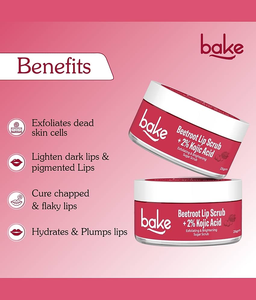 BAKE Lips Nourishment Scrub & Exfoliators For Men & Women ( Pack of 1 ) view 2