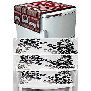 REVEXO Refrigerator Cover (Width: 20 cm, Multicolor) view 2