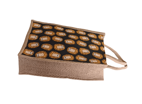 Lion Face Print Tote Bag - Stylish & Fun Shopping Bag view 2