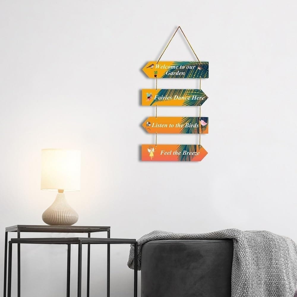 Wall Hangings for Home Decoration Items for Living Room Decor Welcome Home Wall Hanging for Home Office Decoration Handmade Craft Decorative Wall Art (WH2001) view 2