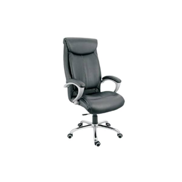 Next to Boss - Leatherette Revolving Chair With Cushioned Handle & Metal Base (CS-L09-HB)