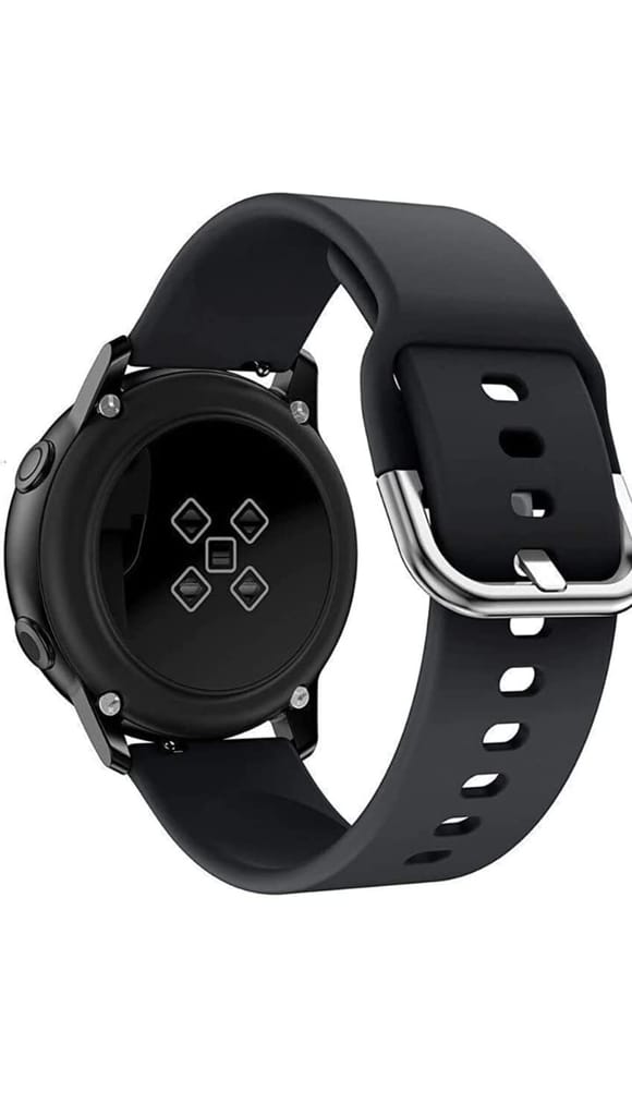 Exelent 19mm Soft Silicone Smartwatch Band, Metal Buckle Strap for Noise ColorFit Pulse, ColorFit Pro 2/Oxy, Noise ColorFit Beat, Boat Storm Smart Watch (19MM) view 2