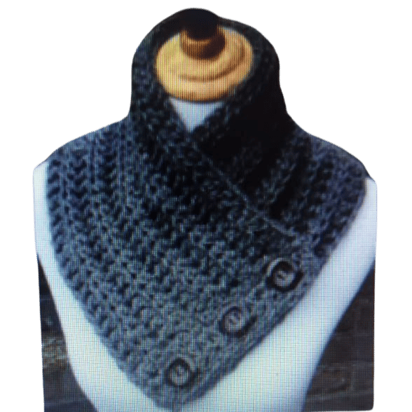 Hand made Neck Warmer view 2