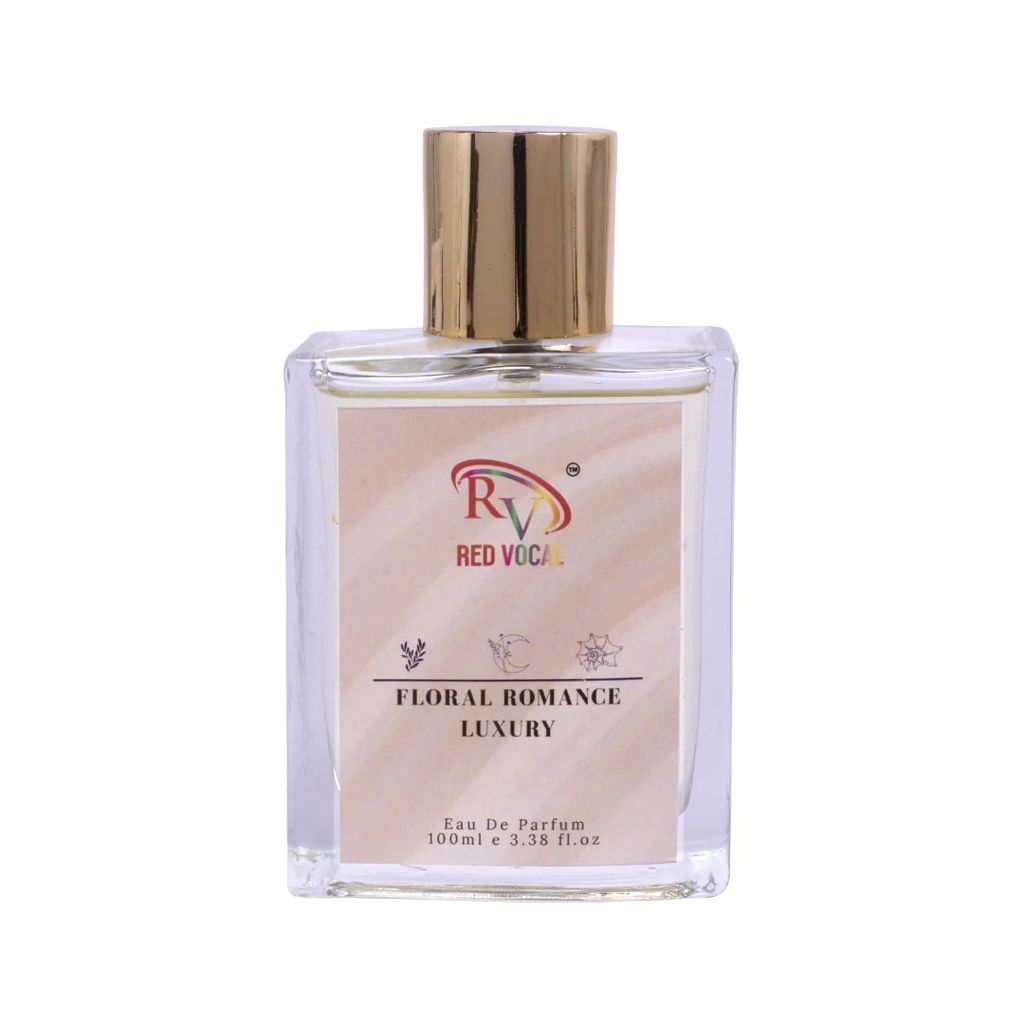 Red Vocal Floral Romance Luxury Eau De Parfum for Women – 100ml | Elegant Long-Lasting Feminine Scent view 2
