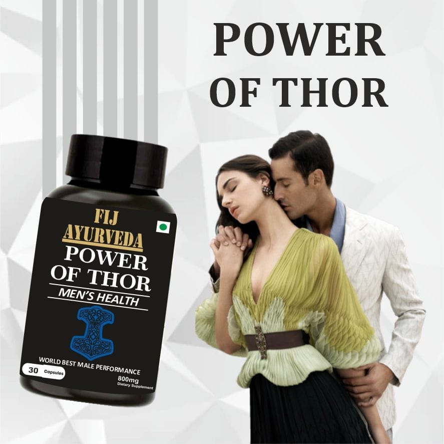 FIJ AYURVEDA Ayurvedic Product Power of Thor |Thor Capsule | Original Capsule, Energy Booster | Shilajit Capsule | Stamina Booster, Sex Power Capsule, Sex Power Badhane ki Dava, Sexual Wellness & Sex Booster - 800Mg 30 Capsules view 2