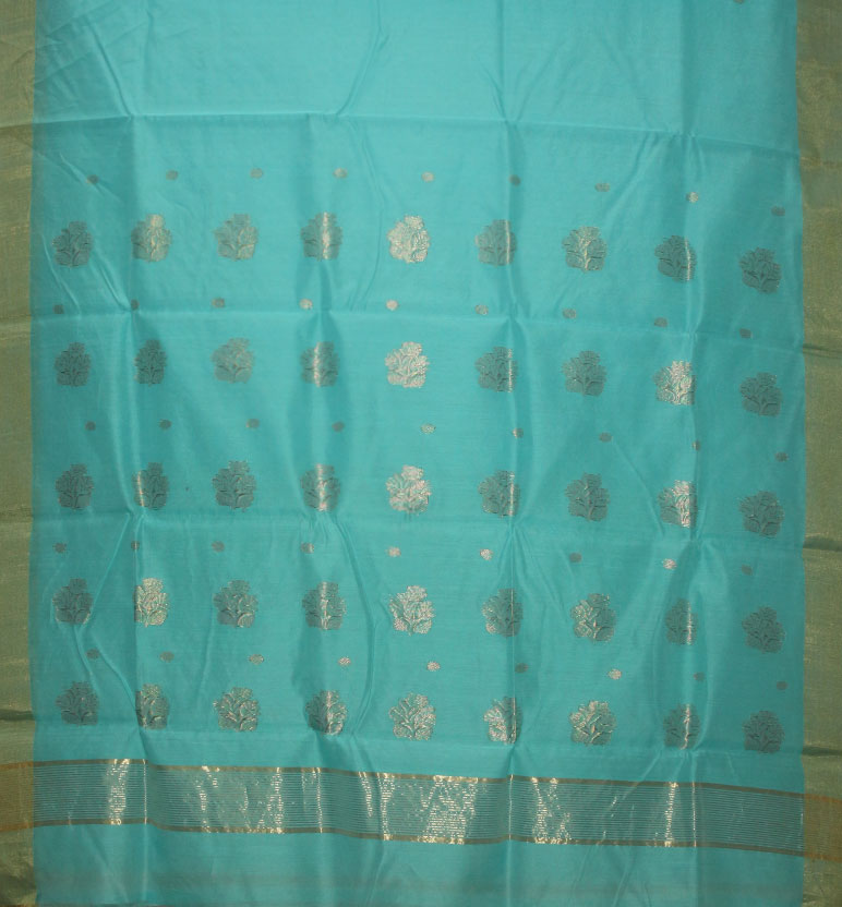 Handloom Chanderi Silk Cotton Saree view 2