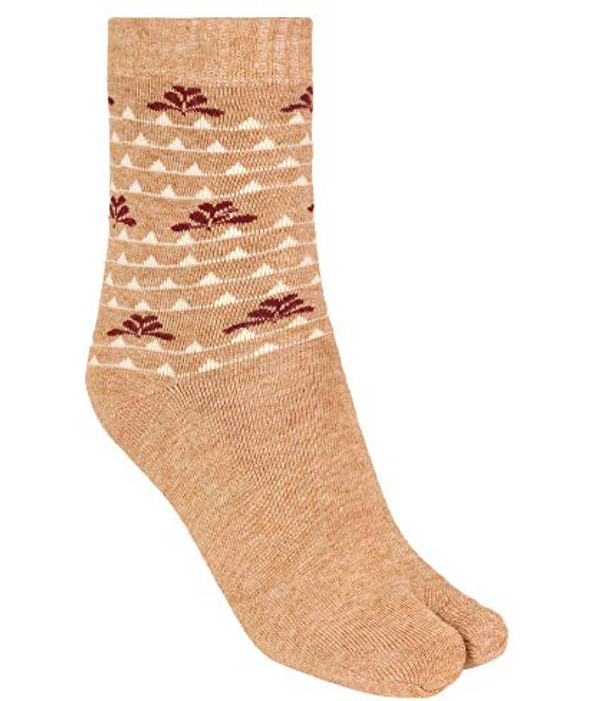 Creature - Multicolor Woollen Women's Thumb Socks ( Pack of 3 ) view 2
