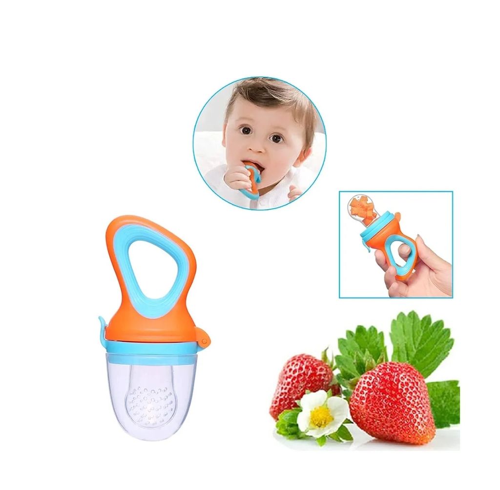 Baby Fruit Feeder new design – Safe Silicone Pacifier & Teether | Ocean count view 2