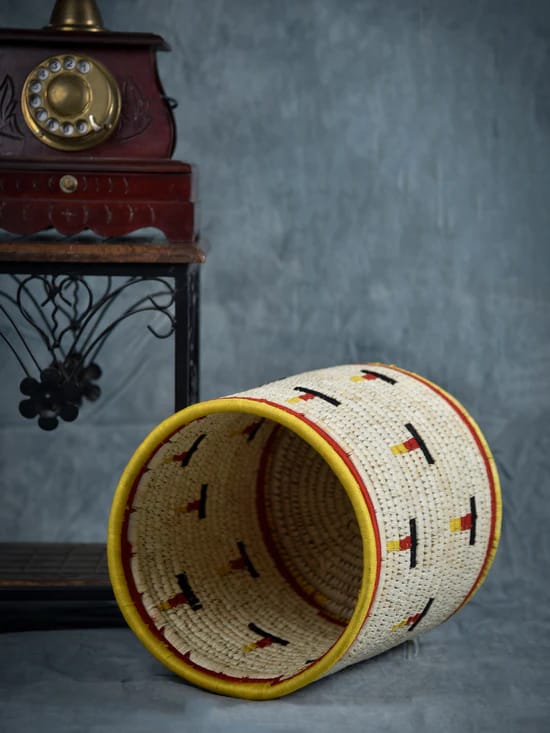 Rainbow Multicolor Kanshi Grass Bin view 2