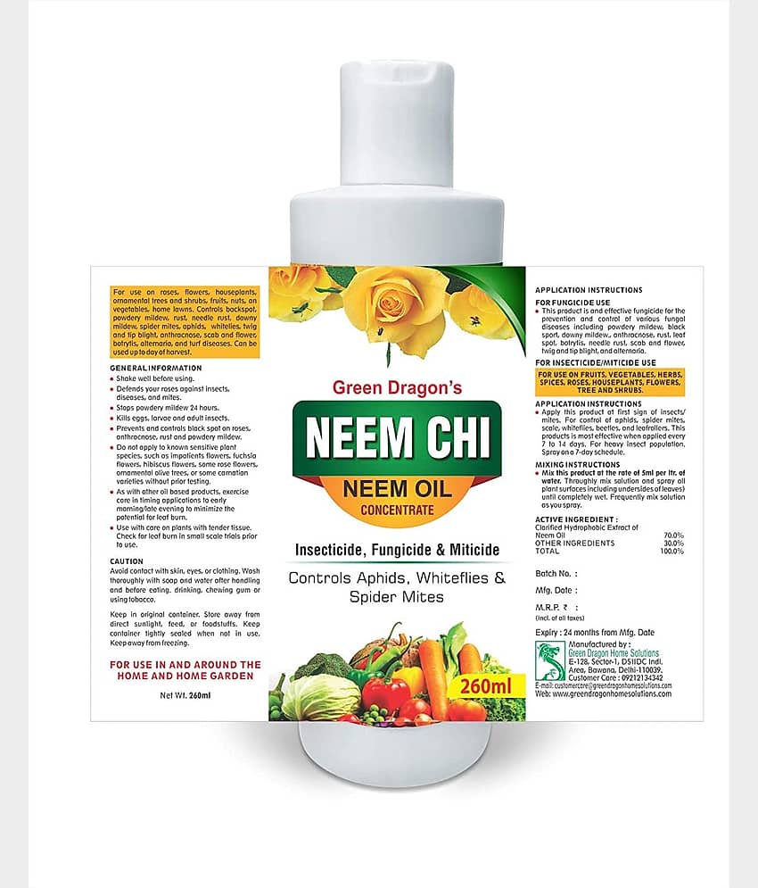 Green Dragon NEEM CHI Organic Plant All Insect Spray and Diseases-Makes 50 Ltr RTS view 2