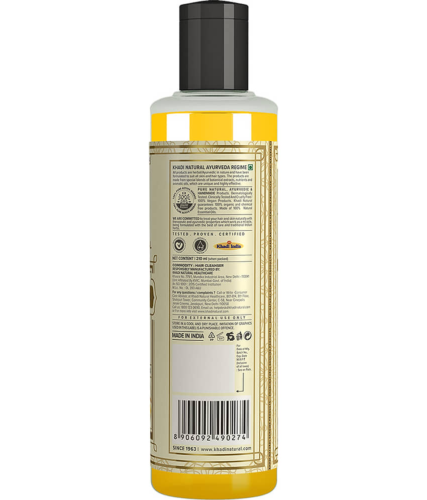 khadi natural Anti Dandruff Shampoo 210ml ( Pack of 1 ) view 2
