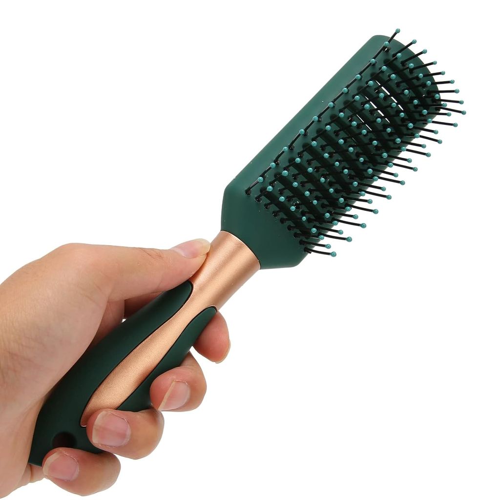 Premium Quality Vented Hair Brush for blow Styling All Hair Types Green view 2