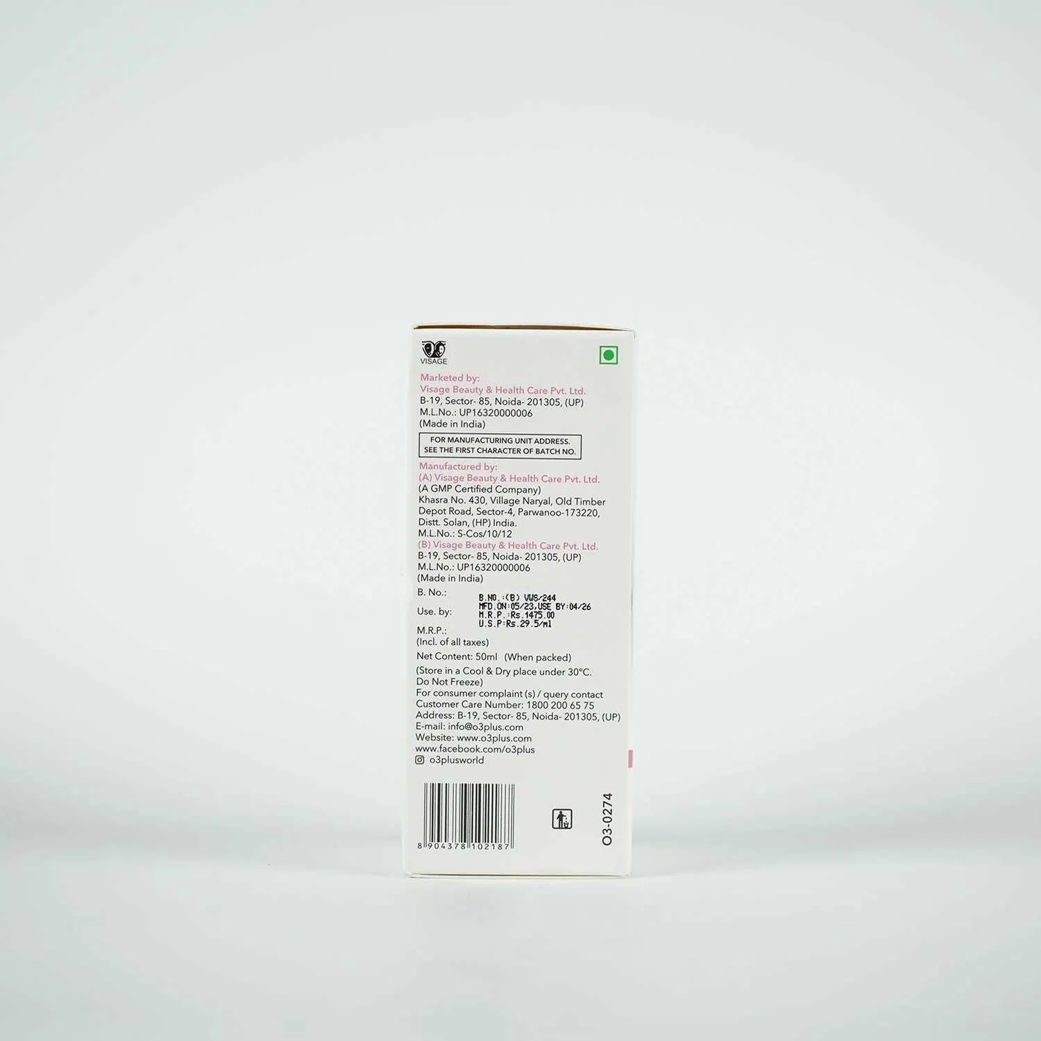 O3+ Whitening Serum Brightening & Glow Boosting view 2