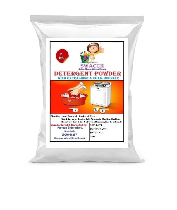 Swacch Detergent Powder (2 kg) High Foam view 2