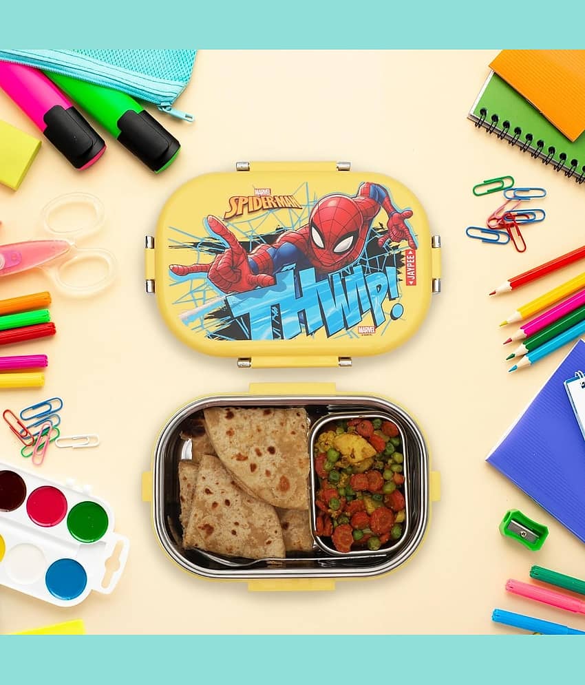 Jaypee SpiderMan Stainless Steel School Lunch Boxes 1 - Container ( Pack of 1 ) view 2