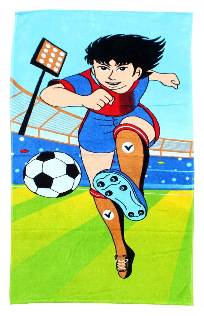 Mandhania Boy's and Girl's Cotton Cartoon Printed Bath Towel (Multicolour) view 2