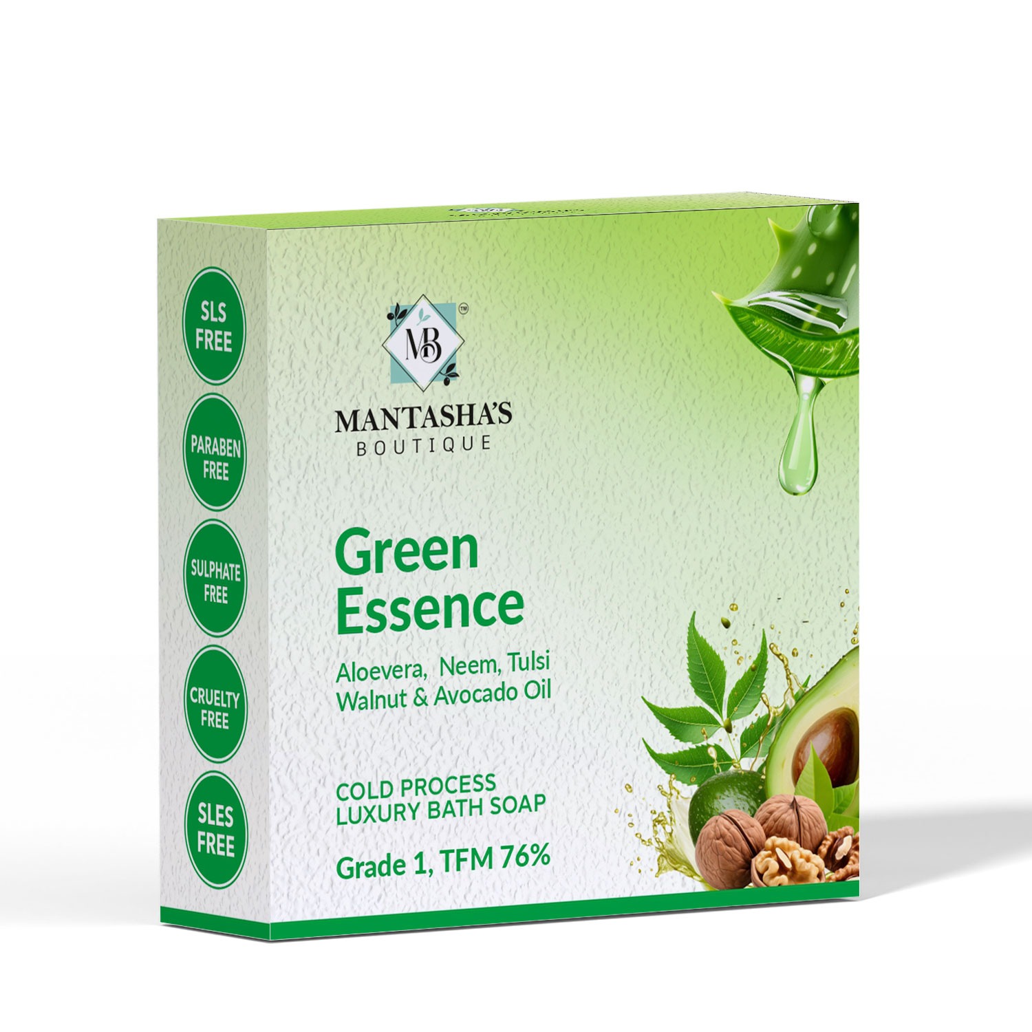 GREEN ESSENCE Soap | Pack of 6